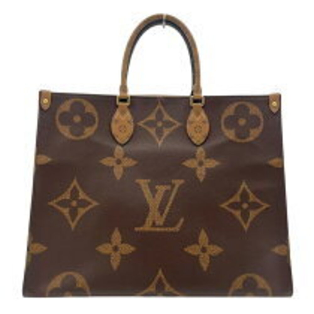 Louis Vuitton On the Go Brown Giant Reverse Tote Bag - Picture 2 of 11